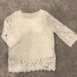 Women’s Small Sorrento lace shirt